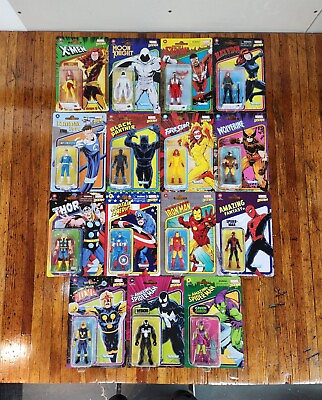 #ad 15 Kenner Marvel Legends Retro Lot of 15 Action Figures 3.75quot; New Sealed HASBRO C $185.00