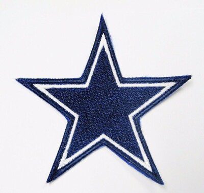 #ad New DALLAS COWBOYS Patch NFL Patch STAR LOGO EMBROIDERED IRON ON PATCH $7.99