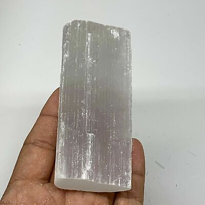 #ad 110.2g3.9quot;x1.6quot;x0.6quot;Natural Rough Solid Selenite Crystal Blade Wand StickF3108 $4.19