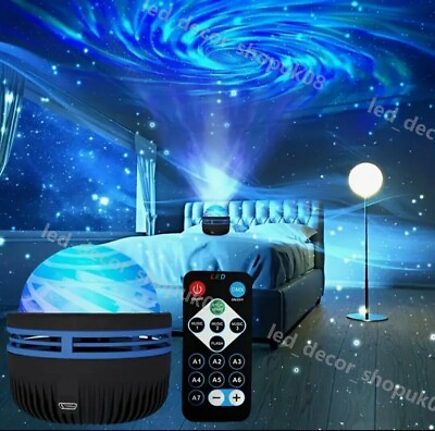 #ad Aurora Light Projector Northern Light Galaxy LED Lamp with Remote Control $10.72