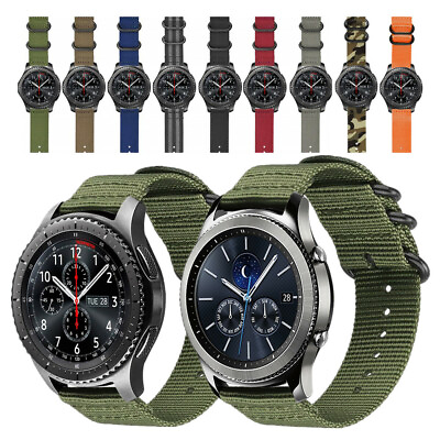 #ad Soft Woven Nylon Watch Band Sport Strap For Samsung Galaxy Watch Gear S3 Classic $9.99