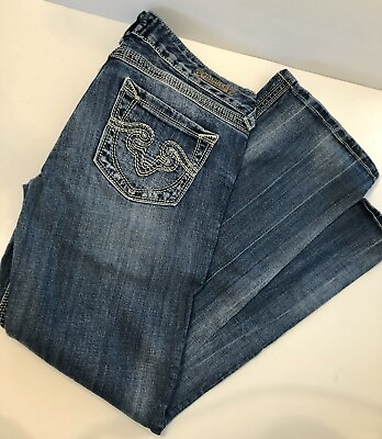#ad Express Jeans 8 Short Boot Cut Denim Rerock Express 8S Women’s Jeans $28.00