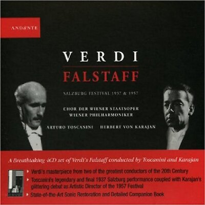 #ad GIUSEPPE VERDI Falstaff 4 CD Box Set **Excellent Condition** RARE $52.95