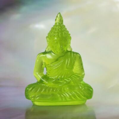 #ad #ad Miniature Image of the Buddha Sculpture Green Chalcedony Carving 19.15 cts $189.00