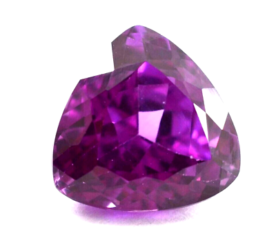 #ad 26 Ct Natural FL Ceylon Purple Blue Sapphire Trillion Certified Loose Gemstone $35.76
