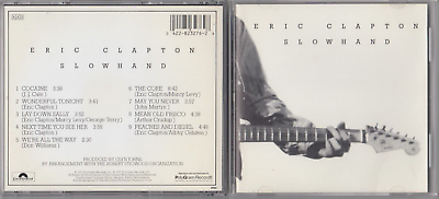#ad Eric Clapton Slowhand CD Aug 1983 Polydor $8.54