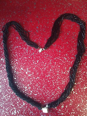 #ad vintage necklace Czechoslovakia 1970s beads $29.00