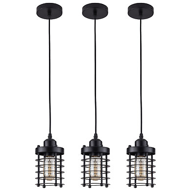 #ad #ad Industrial Ceiling Lamp Rustic Chandelier Pendant Lighting Fixture Hanging Light $26.93