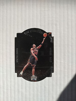 #ad 1997 98 Upper Deck Collector#x27;s Choice Star Attractions Scottie Pippen #SA19 PWE $3.96