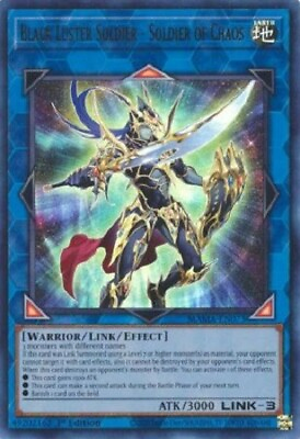 #ad * BLACK LUSTER OF CHAOS SOLDIER OF CHAOS * 1ST ULTRA RARE MAMA EN073 YUGIOH $5.95