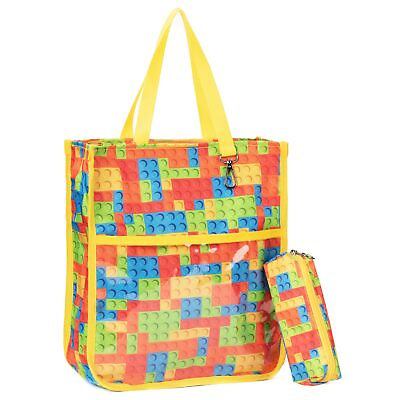 #ad Kids Cute Tote Bags for Boys Girls Ages 4 16 Book Tote Bags with Zipper for ... $21.99