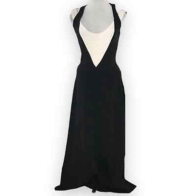 #ad NWT T Tadashi Black White Beaded Gown 80#x27;s 90#x27;s Vintage $35.99