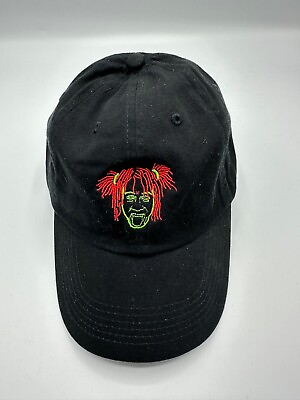 #ad New Trippie Redd Black Trippie Land Logo Baseball Hat Cap One Size $34.99