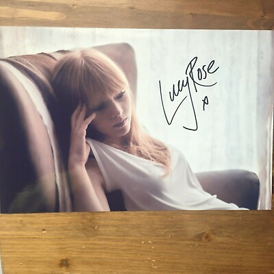 #ad Lucy Rose original HAND SIGNED AUTOGRAPH 8x12 photo IP singer music GBP 20.00