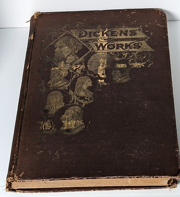 #ad The Works of Charles Dickens Volume IV with 16 Illustrations c. 1892 $9.99