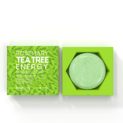 #ad 6x Beamarry Rosemary Tea Tree Energy Shampoo Bar 55g AU $107.73