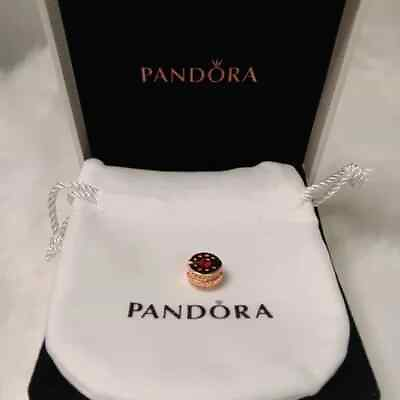#ad PANDORA NEW Pandora Rose Moments Heart Pave Clip Charm $44.95