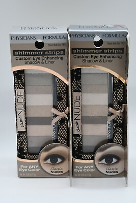 #ad Physicians Formula Shimmer Strips Custom Eye Enhancing Shadow Classic Nudes 7871 $16.99