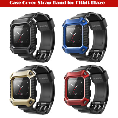 #ad For Fitbit Blaze Original SUPCASE Watch Band Case Protective Cover Strap Band $12.24