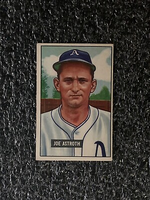 #ad 1951 Bowman Baseball High Number #298 Joe Astroth VG $13.99