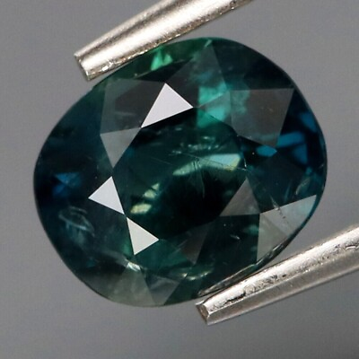 #ad 1.20 Ct Natural Blue Sapphire Unheated Tanzania Oval Shape Loose Gemstone See VD $120.00