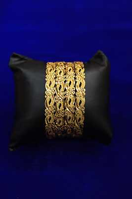 #ad Indian Fashion Bridal Ethnic Bollywood Set Bracelet Bangles Gold Plated Jewelry $14.99