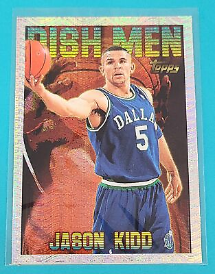 #ad 1996 97 Topps Season#x27;s Best Dish Men INSERT #12 Jason Kidd BASKETBALL Card W6 $4.99