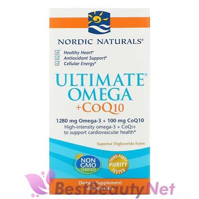 #ad Nordic Naturals Ultimate Omega CoQ10 Supplement 60 Soft Gels $17.95