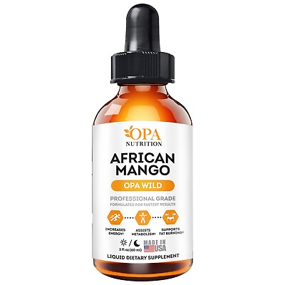 #ad OPA African Mango Weight Loss Drops 60 ml $29.99