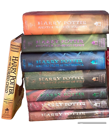 #ad Harry Potter Complete Hardcover Book Set 1 7 Plus Extra First American Edition $98.75
