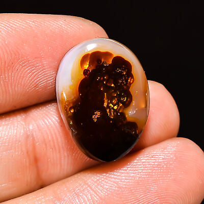 #ad MEXICAN FIRE AGATE Free form 100% Natural Gemstone 15.80 CT 14x18x6 mm Cd 173 $48.13