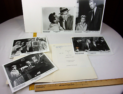 #ad The Man Who Knew Too Much 1984 Press Kit amp; photos Jimmy Stewart Alfred Hitchcock $49.95