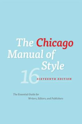 #ad The Chicago Manual of Style 16th Edition $6.34