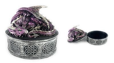 #ad Ain’t It Nice Dragon Statue Trinket Box Dragon Figurine Collectible Fantasy M... $41.19