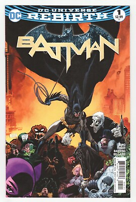 #ad Batman #1 Variant DC Rebirth 1st Gotham Girl TIM SALE Cover Art NM 9.2 $4.22