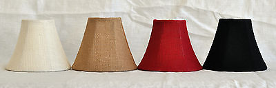 Urbanest Burlap Chandelier Lamp Shade Softback Bell 3quot;x6quot;x5quot;5 Colors $8.54