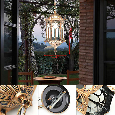 #ad #ad Outdoor Ceiling Pendant Light Fixture for Porch Hanging Lantern Light Exterior $32.96