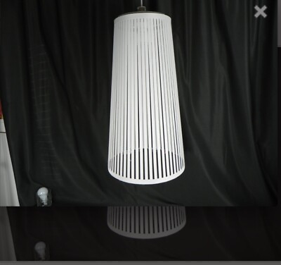 #ad Modern Hanging Lamp Carmen Deganello White Ribbon Pendant $299.00