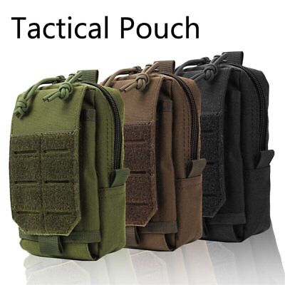 #ad #ad Tactical Military Molle EDC Pouch Multi purpose Belt Bag Phone Waist Pack Pocket $8.99