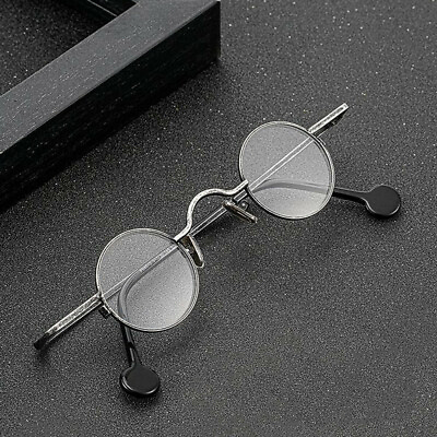 #ad Mens Womens Retro Eyeglass Frames Metal Small Round Glasses Frame Rx able $17.65