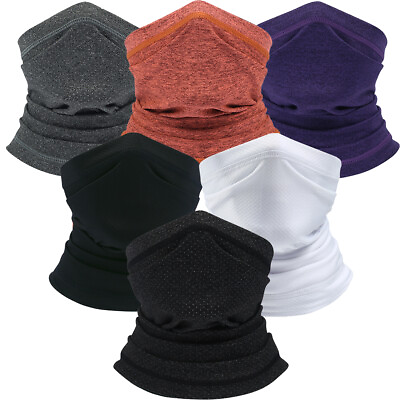 #ad Summer Neck Gaiter Scarf Face Cover Cool Breathable Sun UV Protection Face Cover $4.99