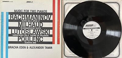 #ad Bracha Eden amp; Alexander Tamir: Music For Two Pianos LP: RARE PROMO CS6434 NM $49.95