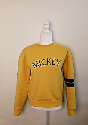 #ad Mickey Mouse Parts Pullover Top for Women Women#x27;s Disney Sweater Medium $7.99