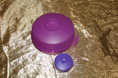 #ad New UNIQUE Small Tupperware Beautiful Purple Color Bowl with Dip dish $23.00