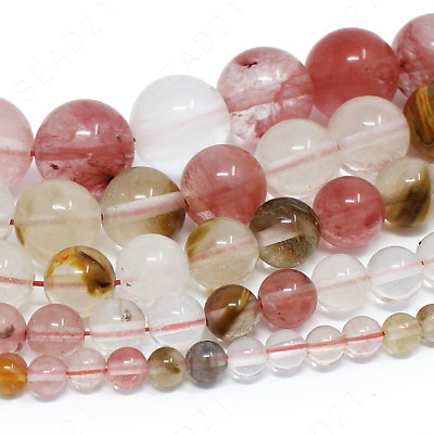 #ad Natural Gemstone Beads Round Loose Wholesale 4mm 6mm 8mm 10mm 12mm 15.5quot; Strand $5.49