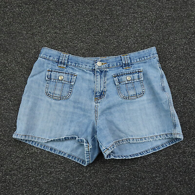 #ad Polo Ralph Lauren Shorts Womens Size 10 Blue Denim Medium Wash Pockets Ladies $15.29