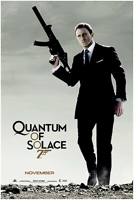 #ad Quantum of Solace James Bond 007 Movie Poster Daniel Craig US Teaser $24.99