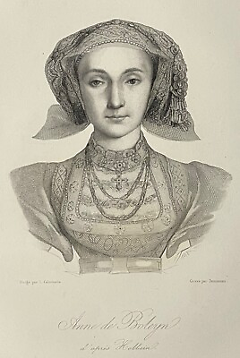 #ad Anne of Cleves 1515 1557 Anna Von Jülich kleve berg Holbein Queen England $34.82