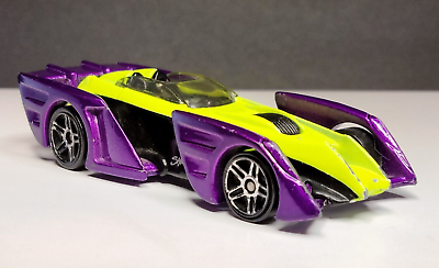 #ad 2001 Hot Wheels Shredster Purple amp; Yellow Custom Roadster #212 Loose Pre owned $6.99