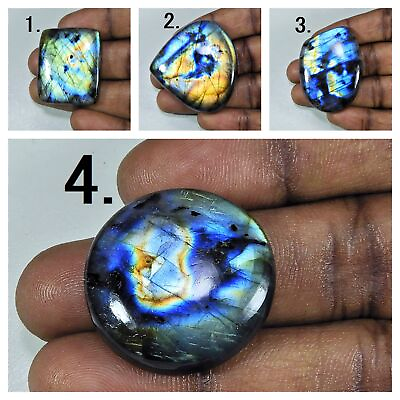 #ad Natural Multi Flash Rare Labradorite Mix Gemstone Labradorite for Jewelry ZG957 $9.95